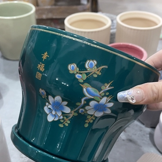 陶瓷外贸尾货多肉绿植陶瓷花盆