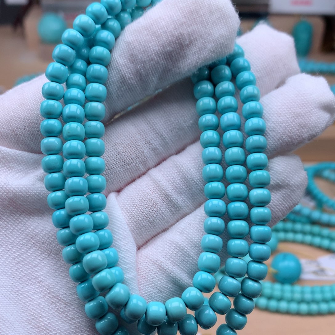 绿松石未镶嵌珠宝奇石5.5mm