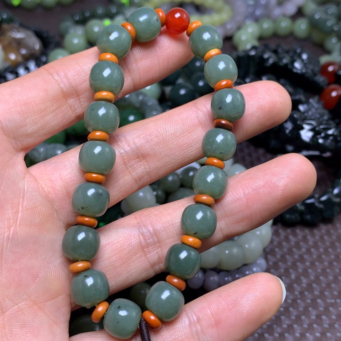 未镶嵌手串和田玉