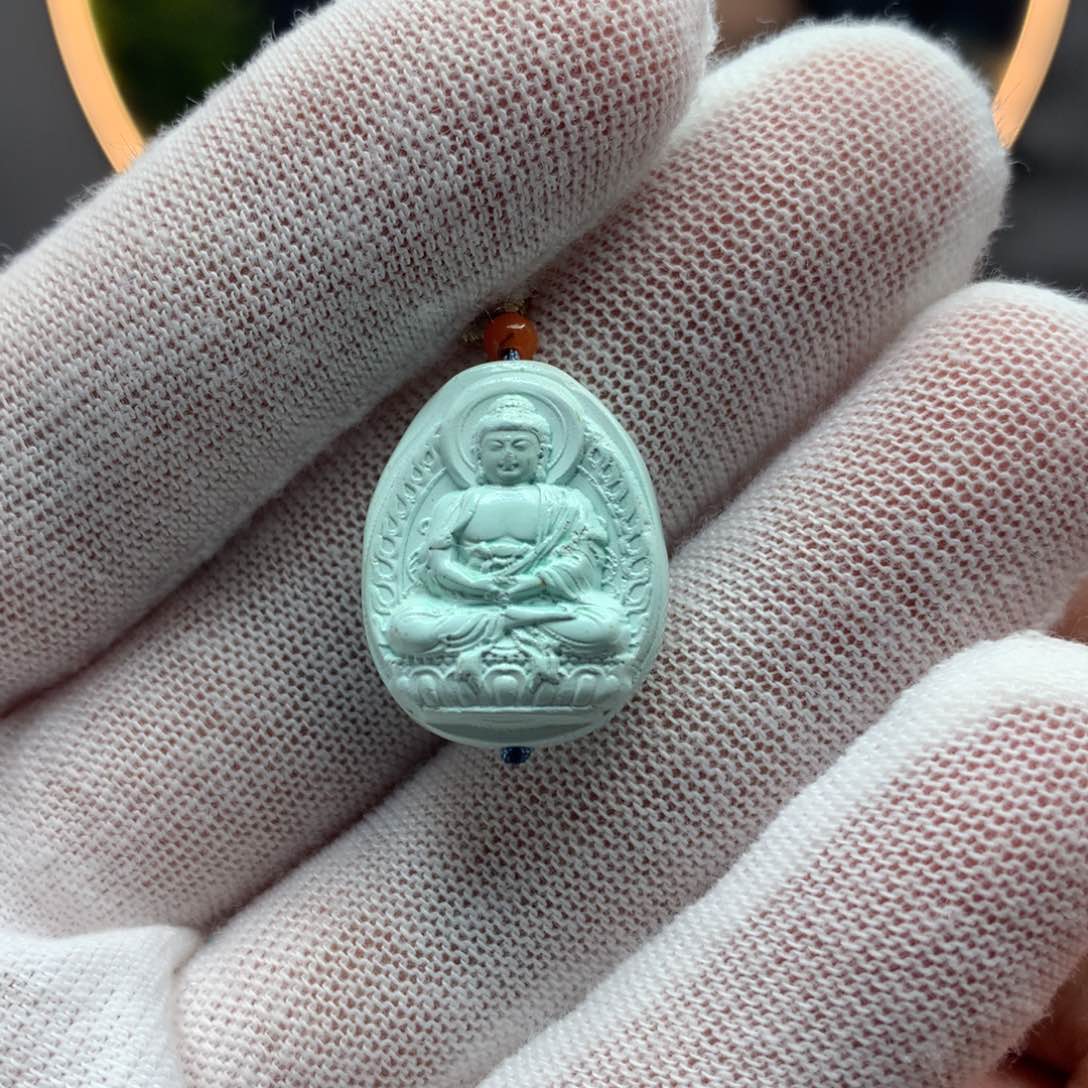 绿松石挂件未镶嵌