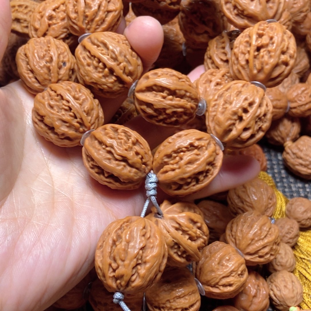 $***湖吊坠桃核八棱手持