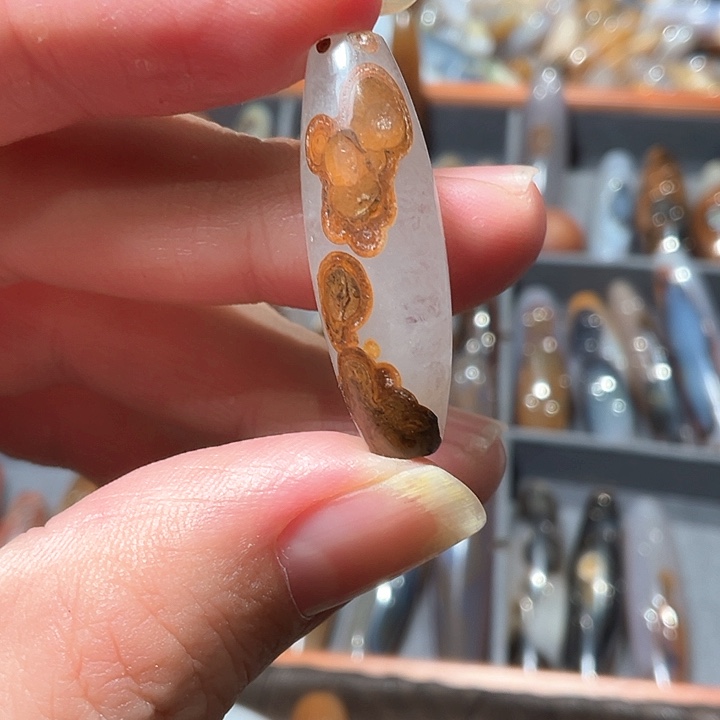 玛瑙/玉髓吊坠(不含链)未镶嵌