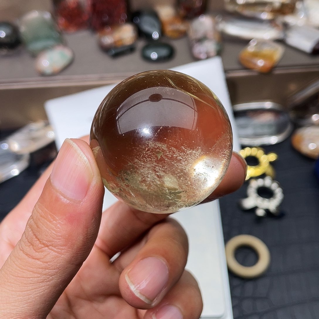 水晶颈饰未镶嵌圆**牧