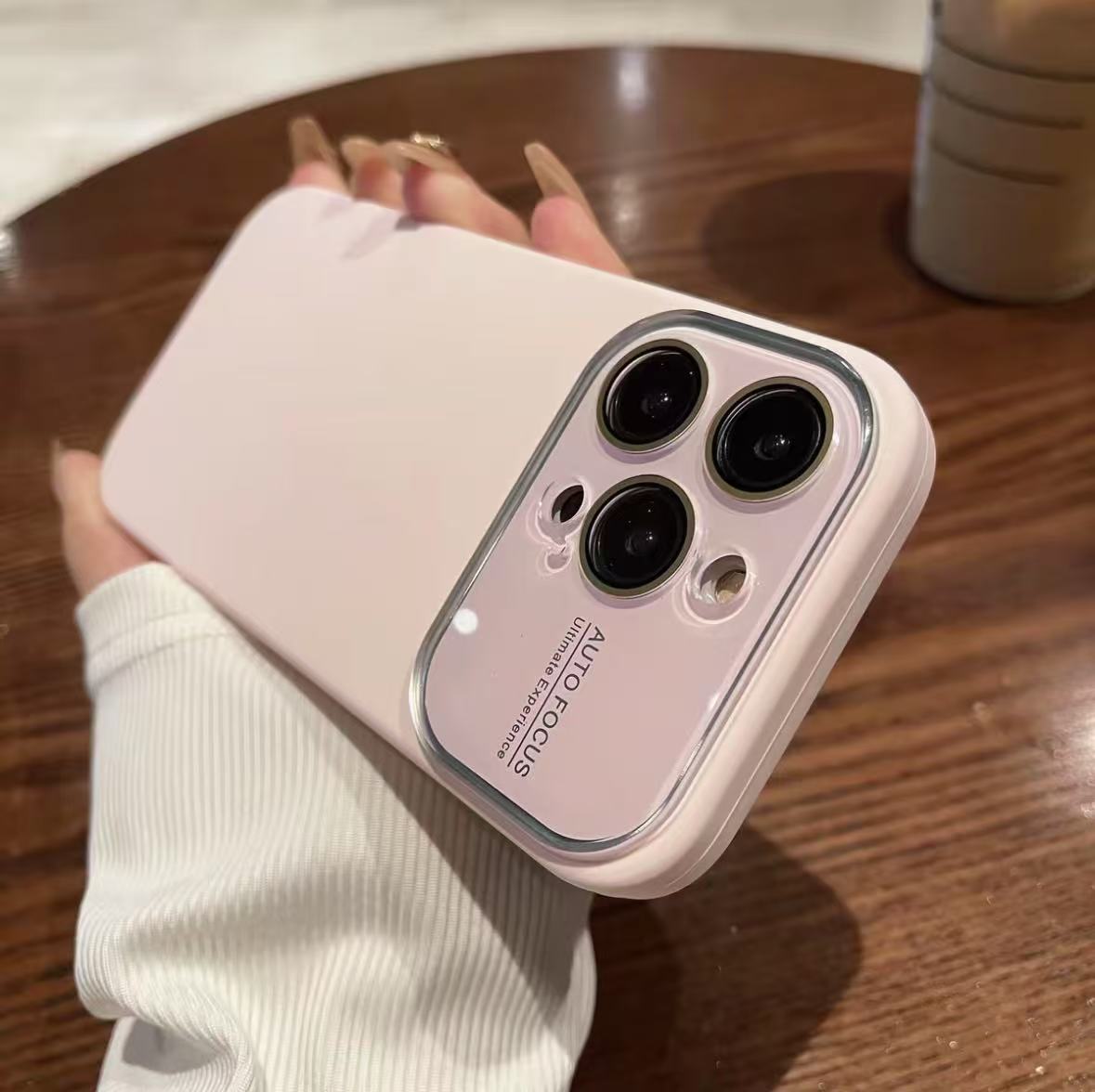 液态硅胶镜头膜全包简约大视窗防摔个性手机壳适用于苹果iPhone