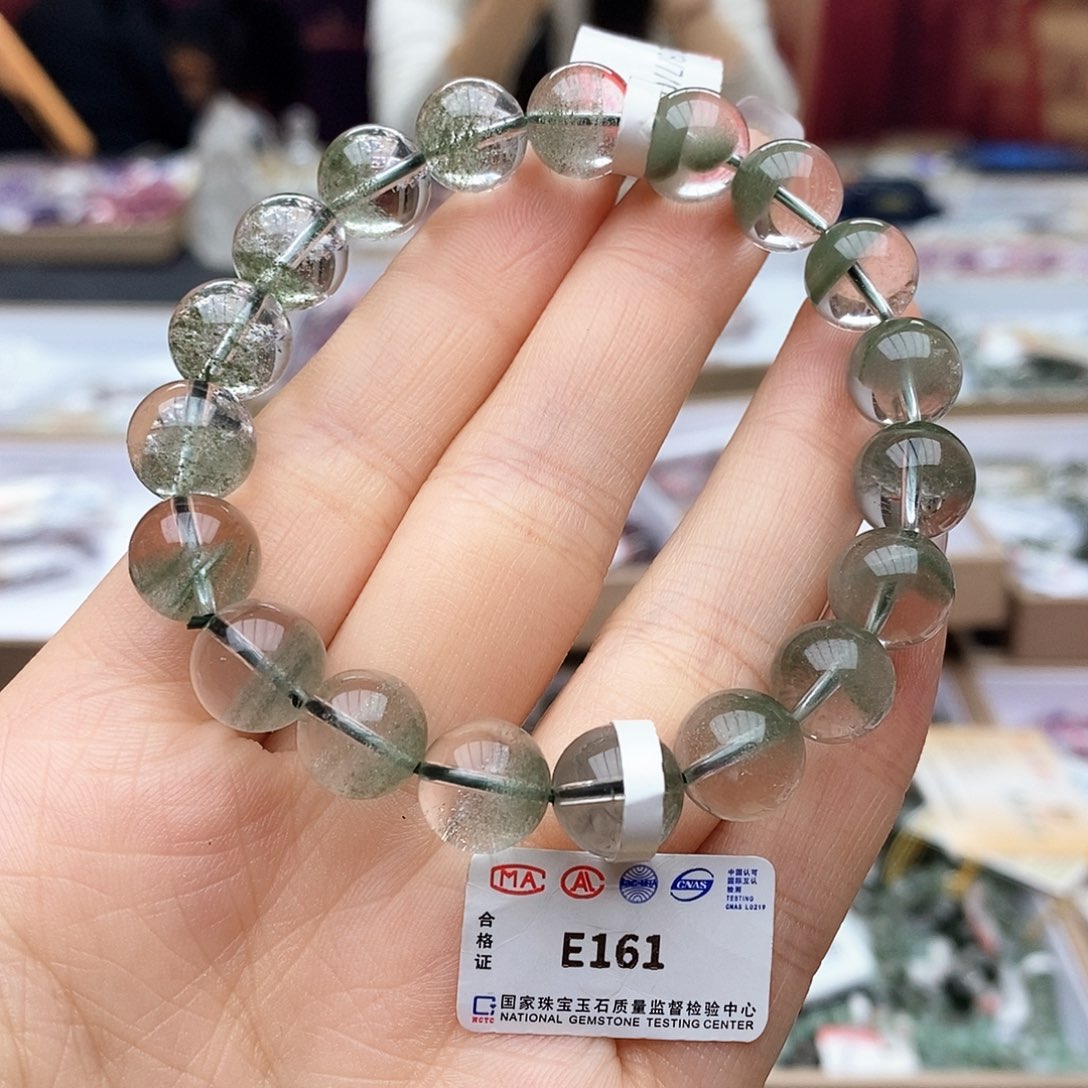 水晶手链未镶嵌E161 绿幽灵