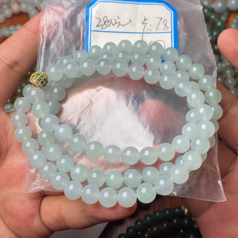 【闪购商品】定制翡翠未镶嵌?***雾珠子