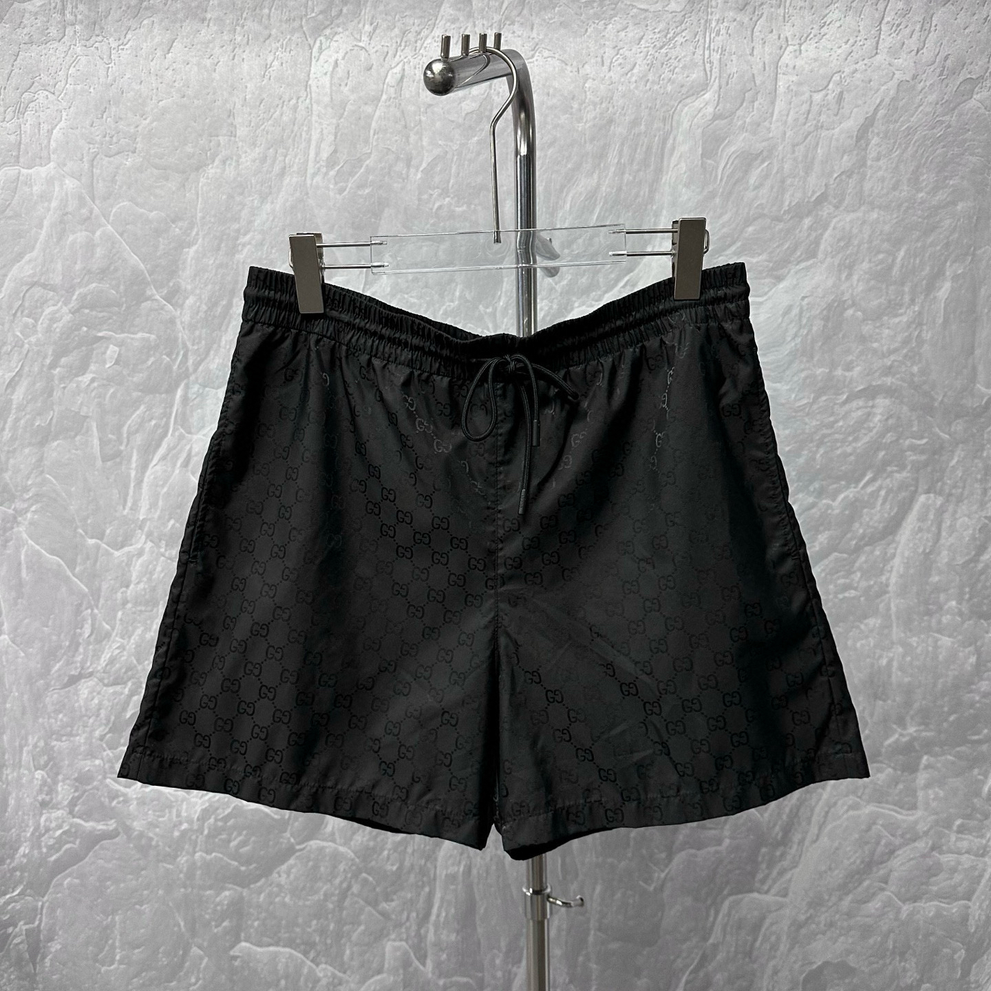 未使用 GUCCI/古驰 FW25 双G满印抽绳短裤 48码 D17072