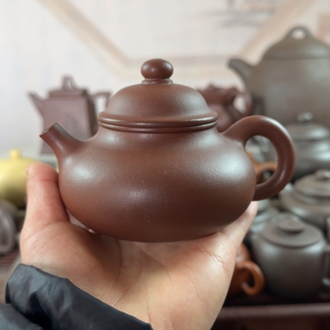 紫砂茶壶底槽清料230cc