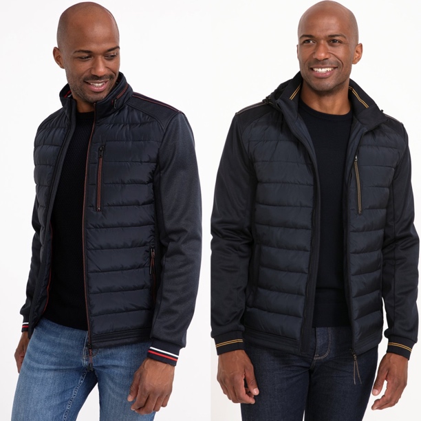 外贸男士重磅户外弹力防风防泼水透气保暖连帽棉服上衣棉衣4937