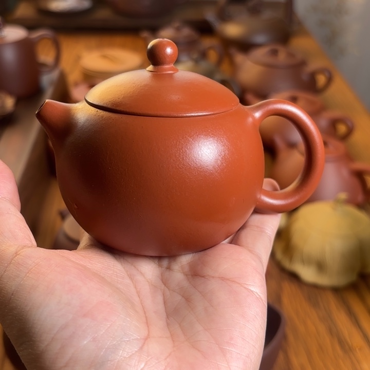 紫砂半手工朱泥西施160c