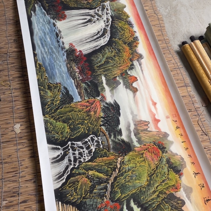 竖款家装装饰画11