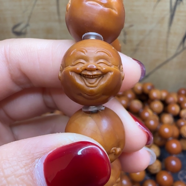 福***和橄榄核手串/手链橄榄核手串