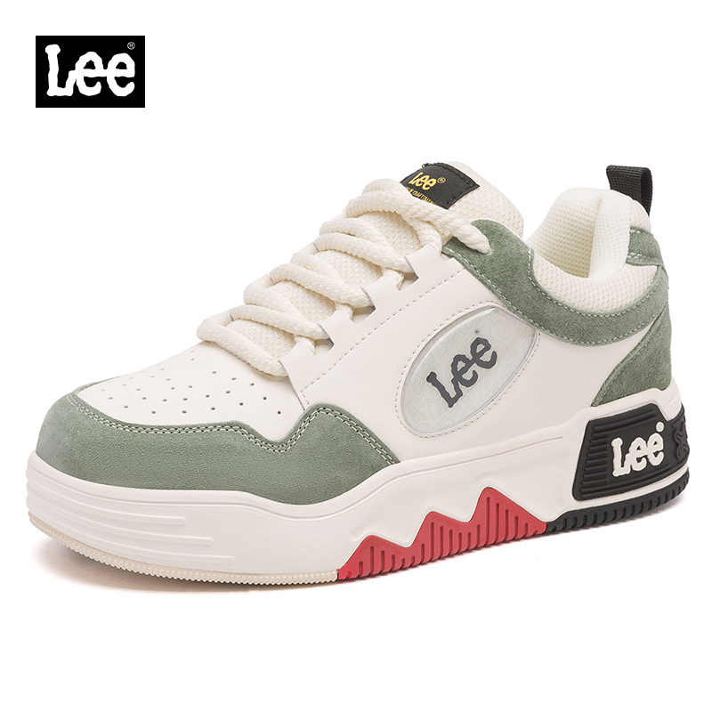 Lee男鞋秋季新款男士板鞋休闲百搭厚底低帮韩版潮流小众学生鞋子
