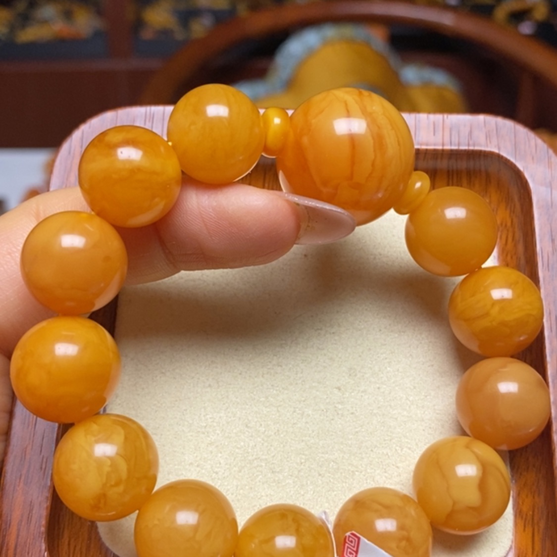 【闪购商品】蜜蜡手链未镶嵌手串