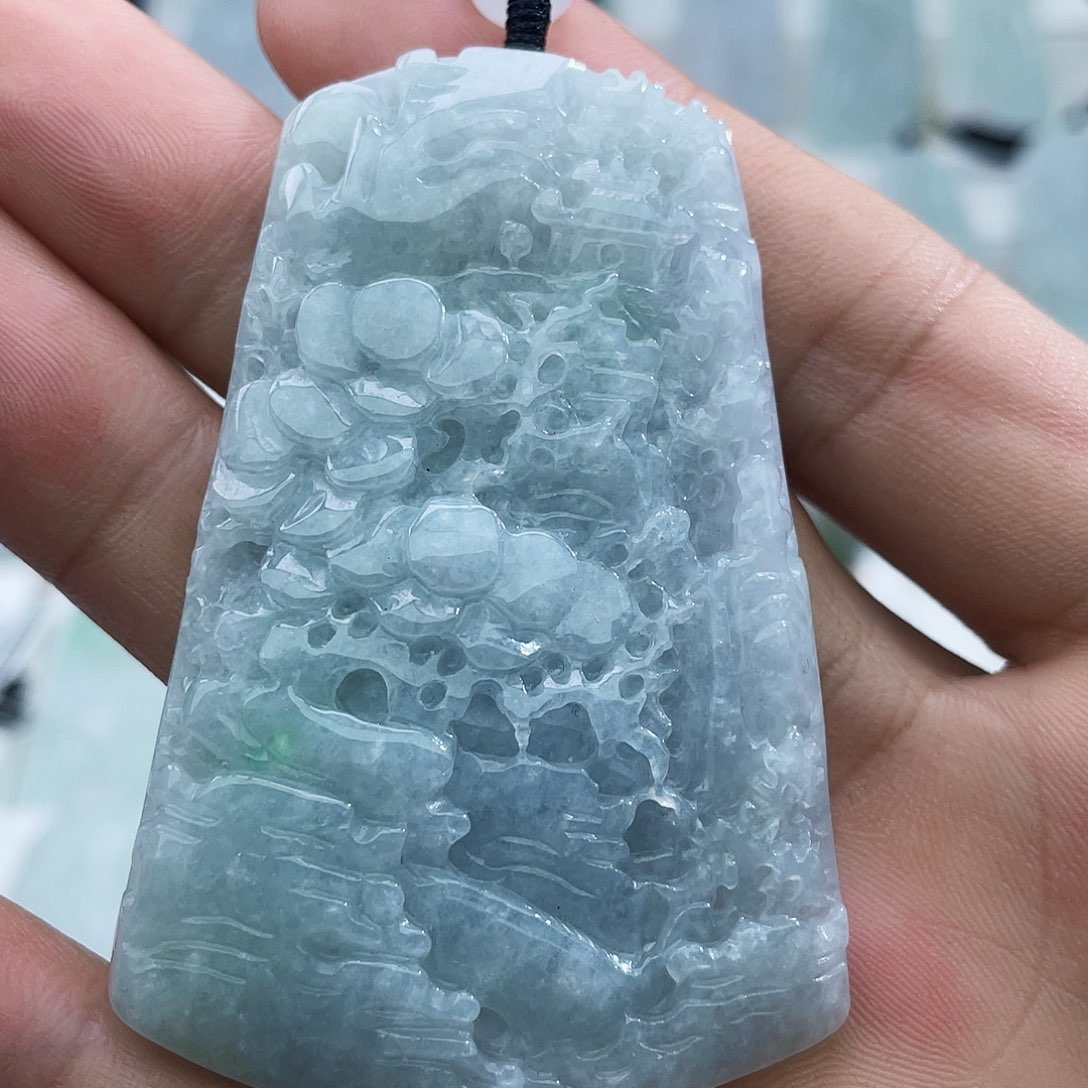 颈饰未镶嵌翡翠翡翠