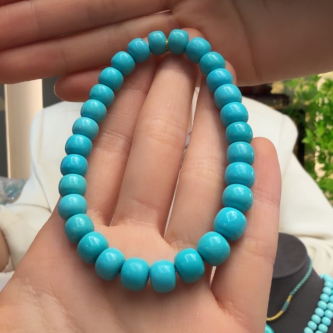 绿松石未镶嵌颈饰