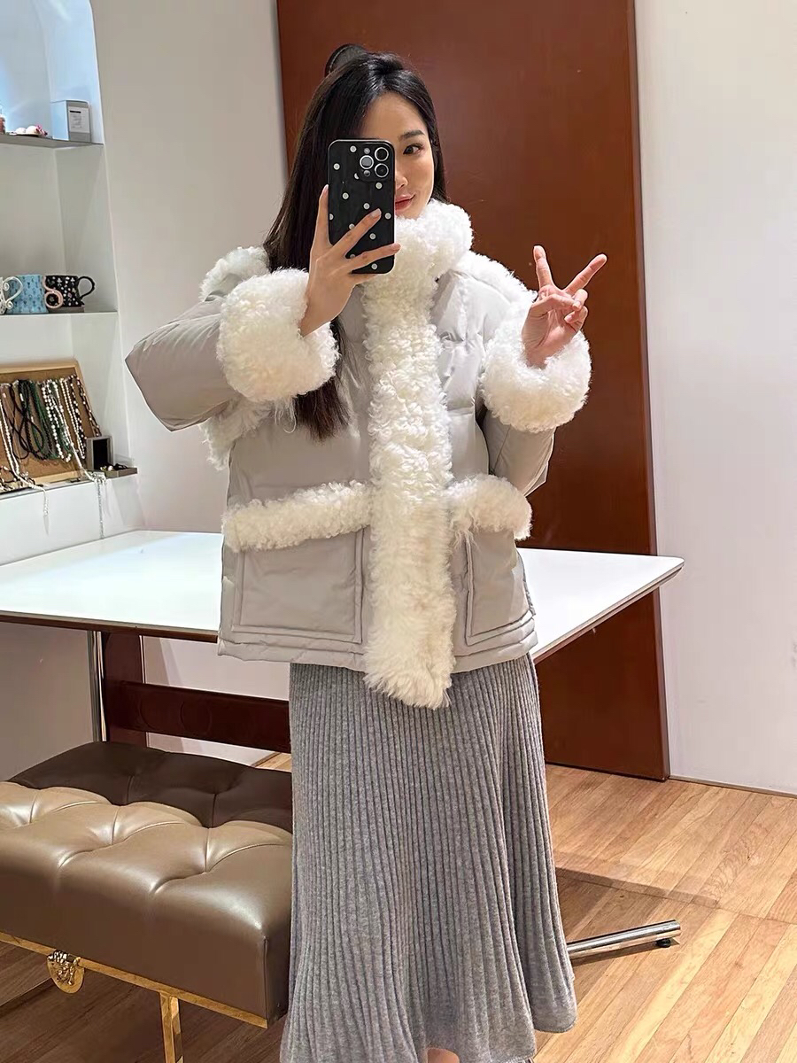 亲妈~2024冬季新品装饰立领外套