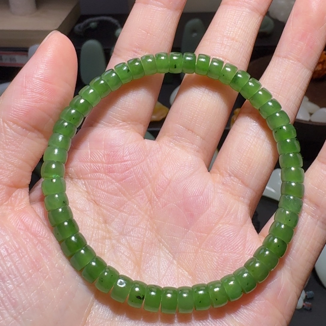 和田玉未镶嵌手链