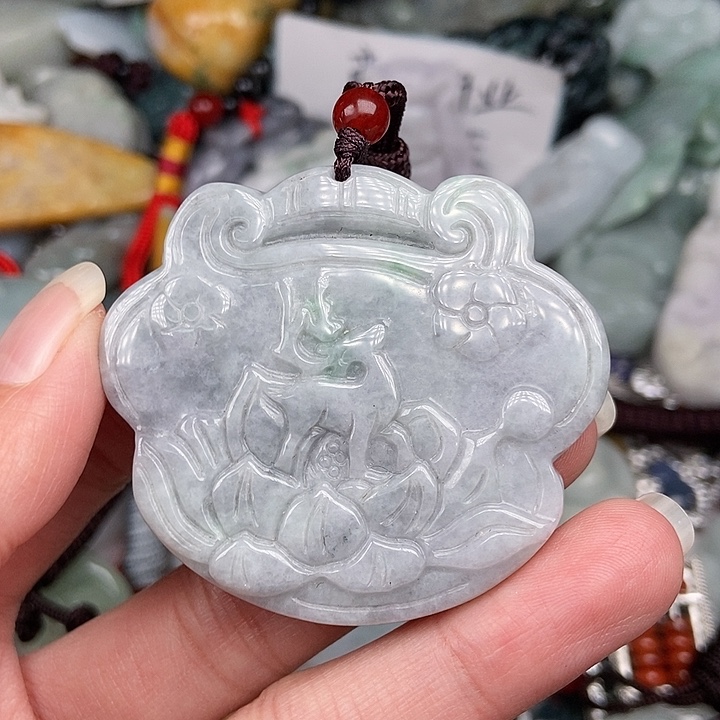 颈饰未镶嵌翡翠翡翠