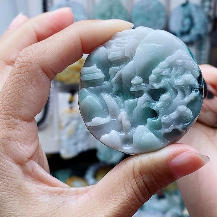 翡翠未镶嵌颈饰翡翠