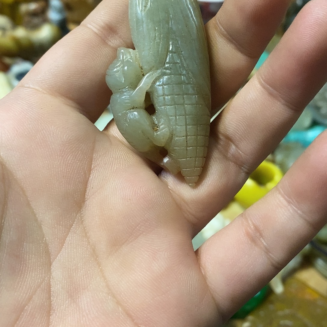 和田玉（糖玉）未镶嵌挂件玉器玉器玉器挂件