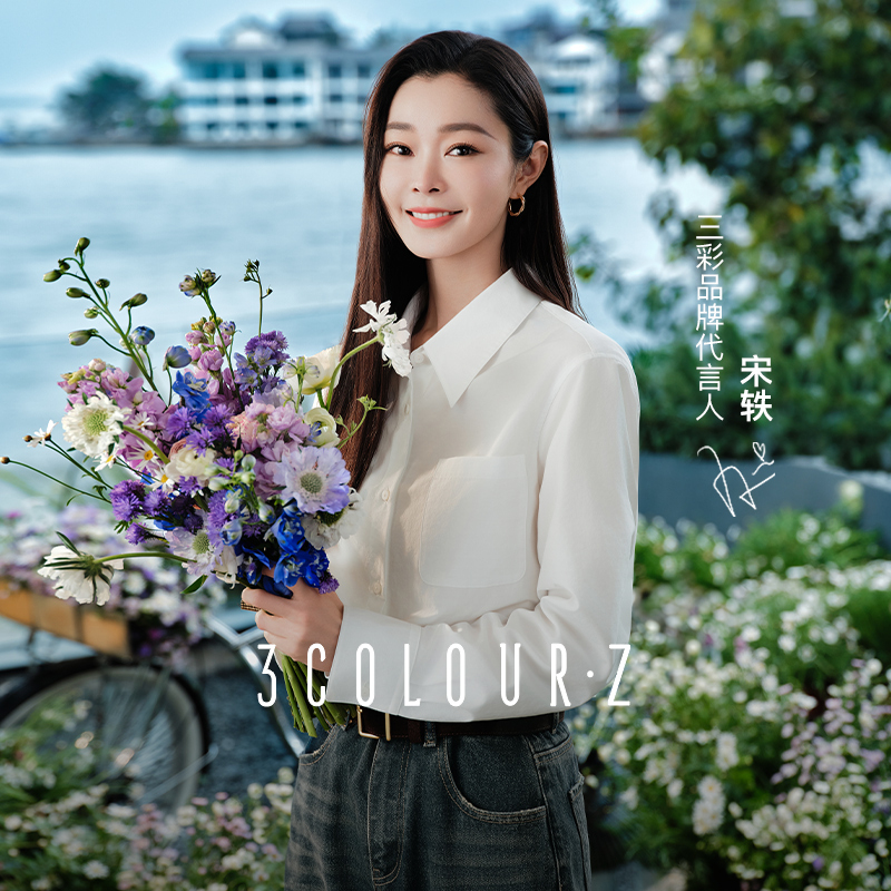 【芋总专属】三彩2025春季新款职场通勤百搭OL衬衫中长宽松长dbx