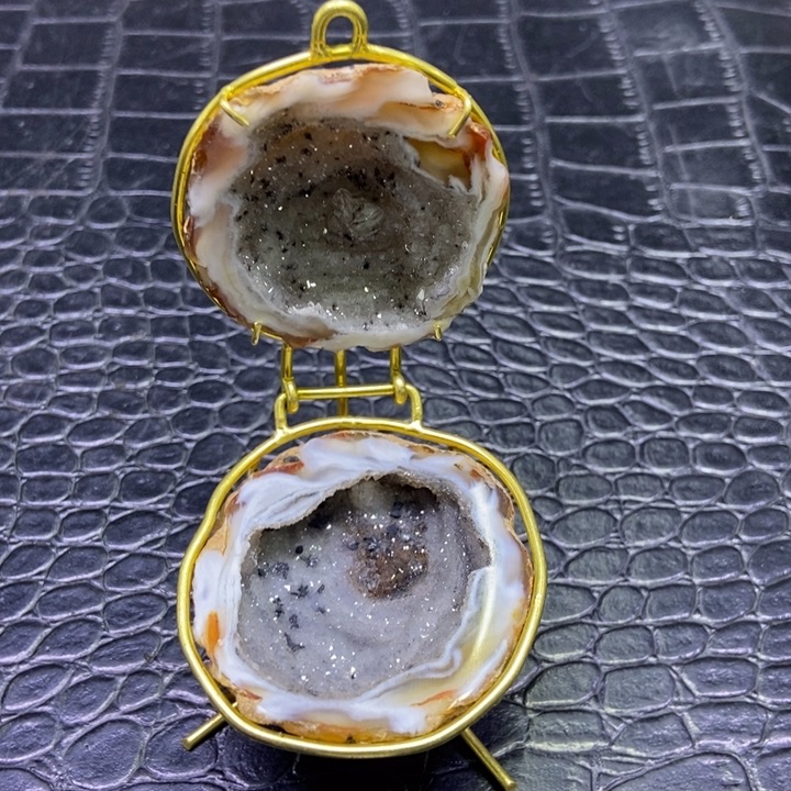 蚕丝盆未镶嵌水晶