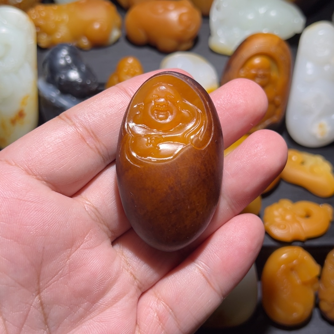 火***帝和田玉未镶嵌颈饰