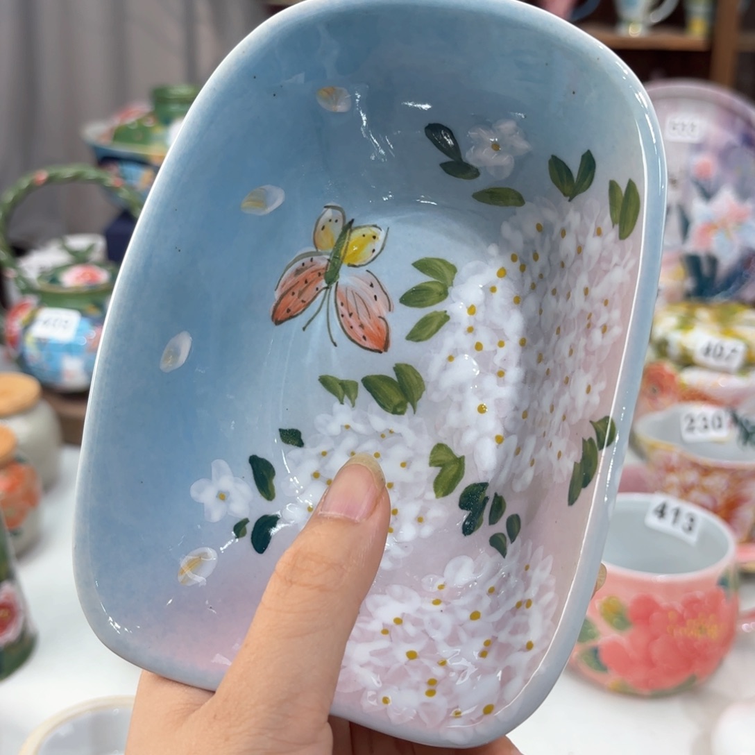 景德镇手绘高温釉下彩陶瓷茶具