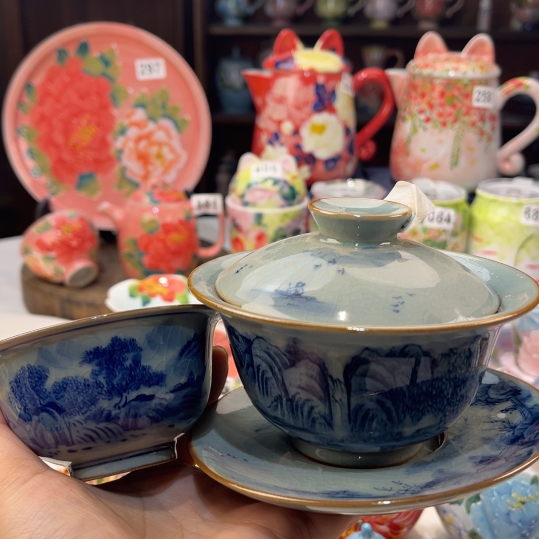 般***蜜景德镇手工手绘陶瓷茶具