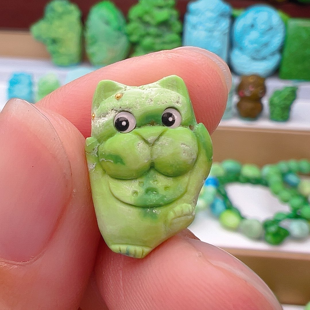 未镶嵌绿松石项链