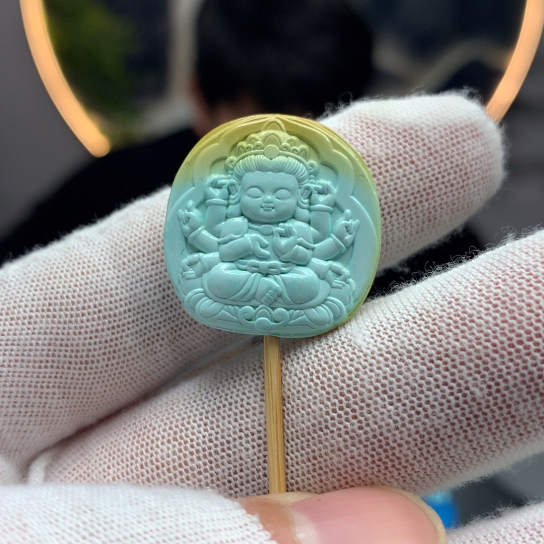 绿松石挂件未镶嵌