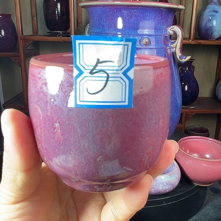 钧瓷手工艺品杯子