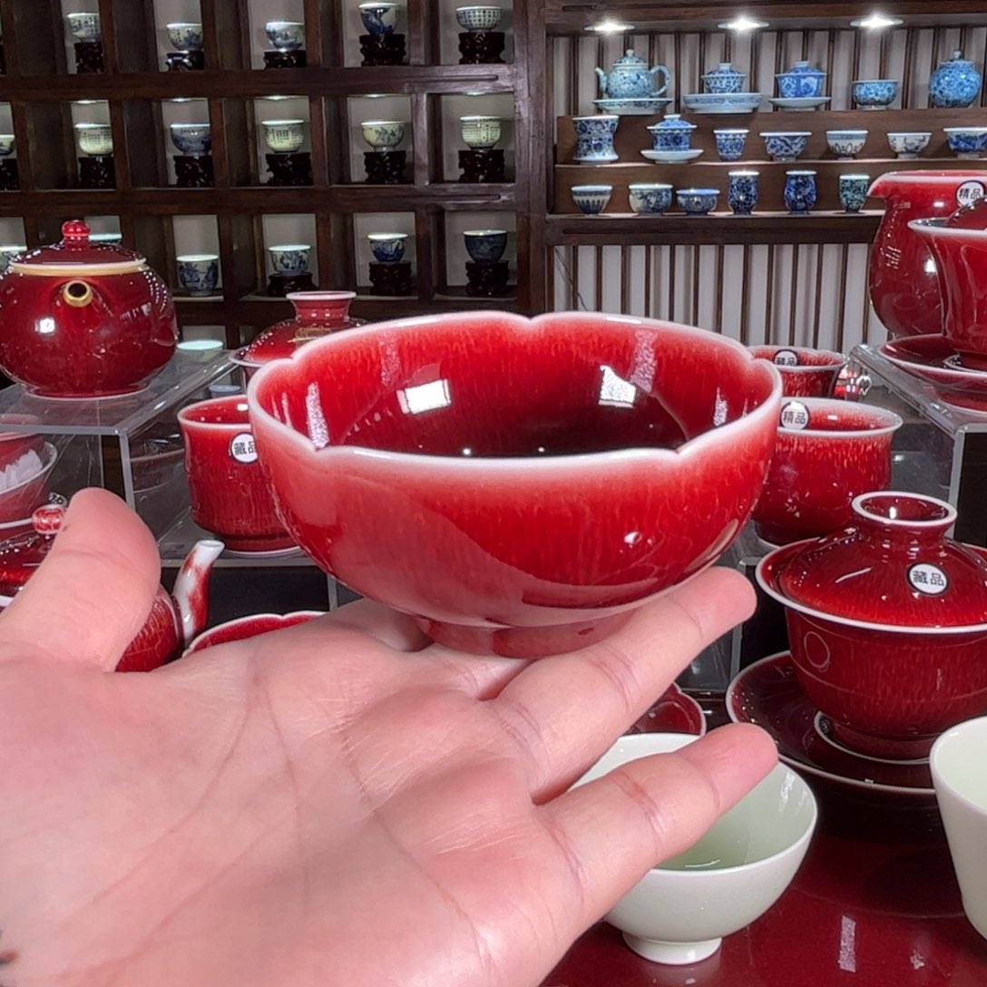 杯子景德镇高温原矿釉