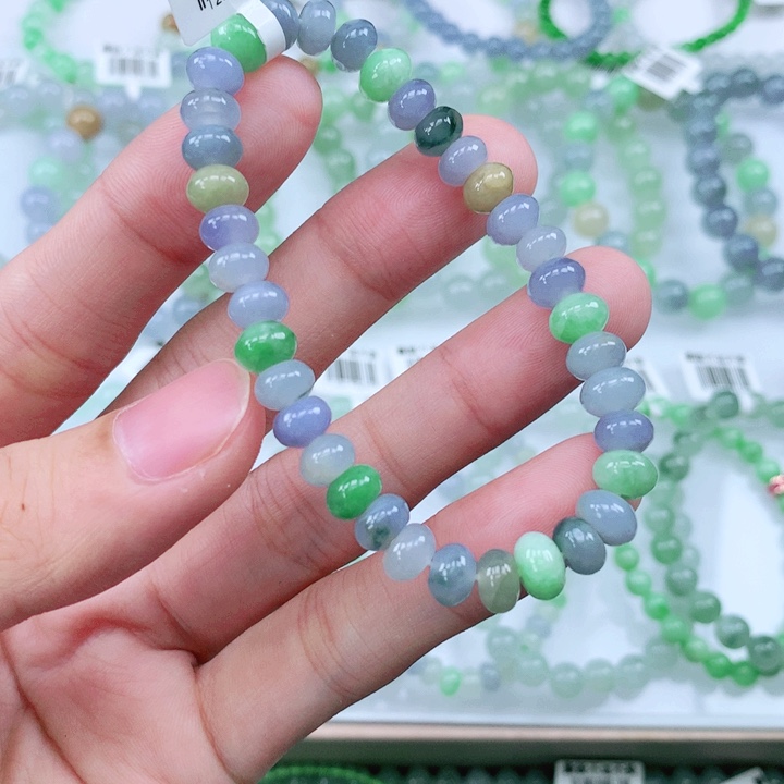 未镶嵌手链翡翠翡翠