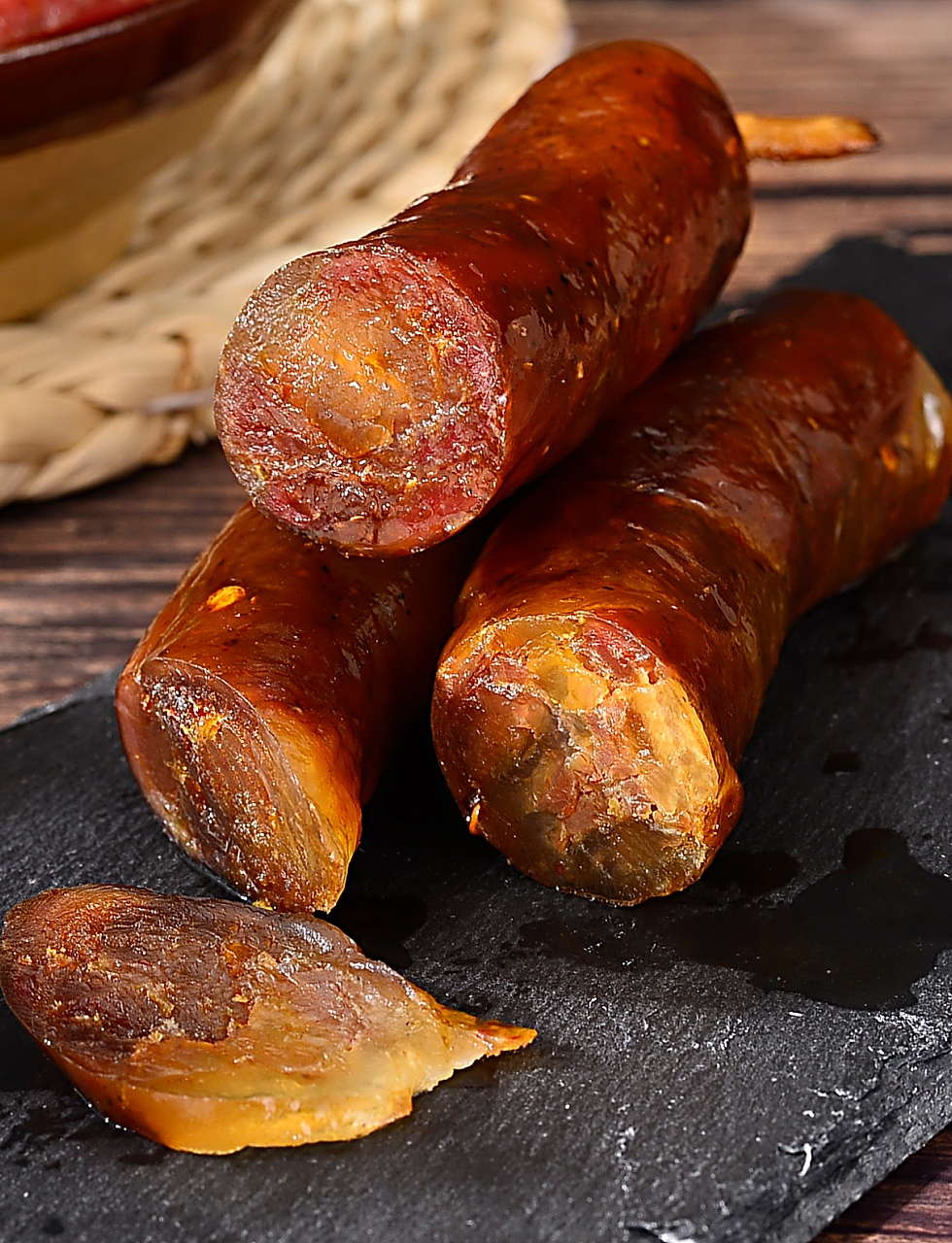 湖南柴火烟熏香肠（500克）1斤装