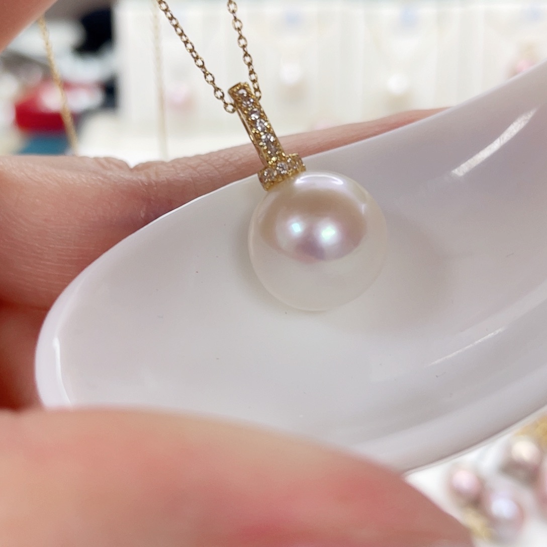 淡水珍珠未镶嵌吊坠(赠链)