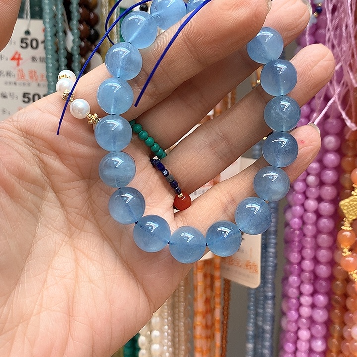 玛瑙/玉髓手串未镶嵌丝*