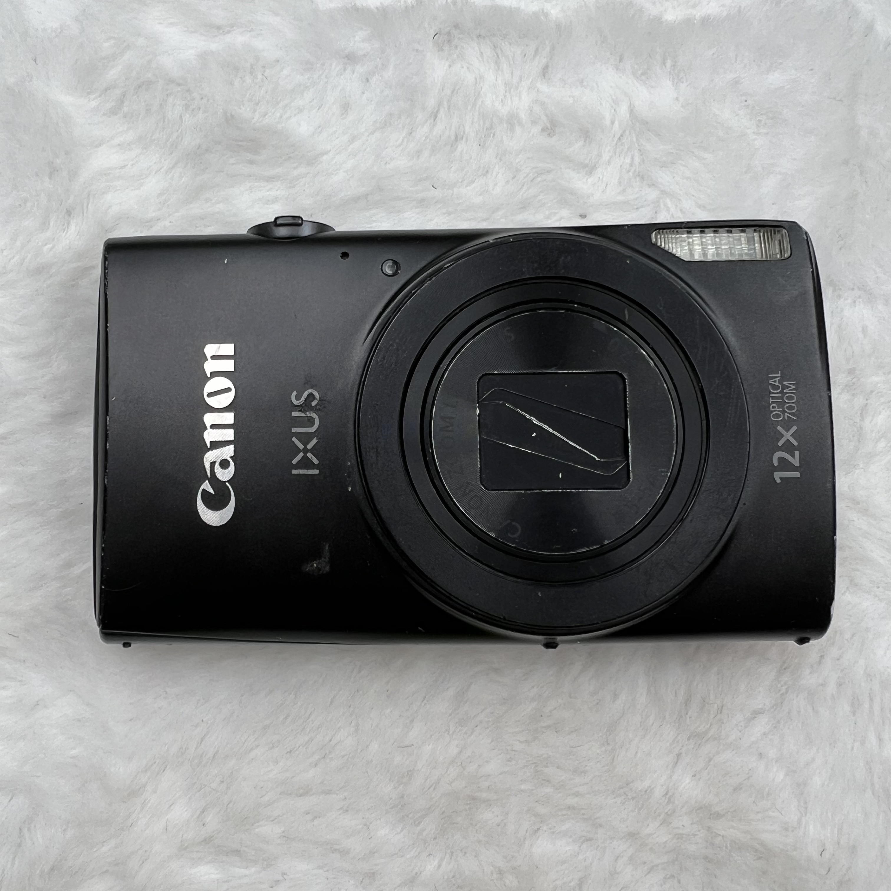 95新 Canon/佳能 ixus170黑色2000w像素12倍光学变焦冷白皮