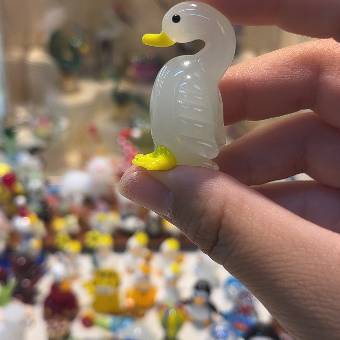 手工艺品琉璃小鸭子