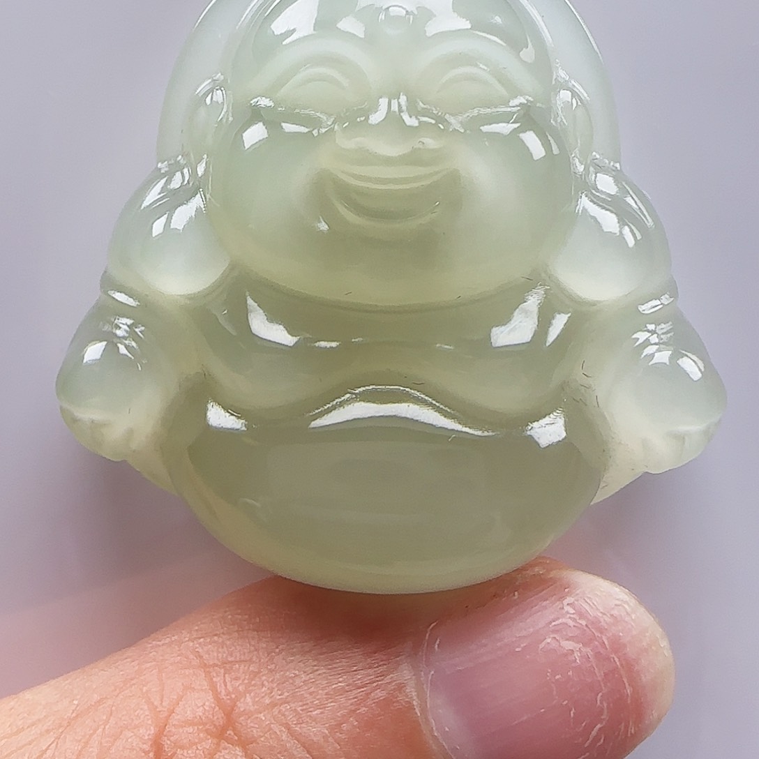 和田玉未镶嵌颈饰35