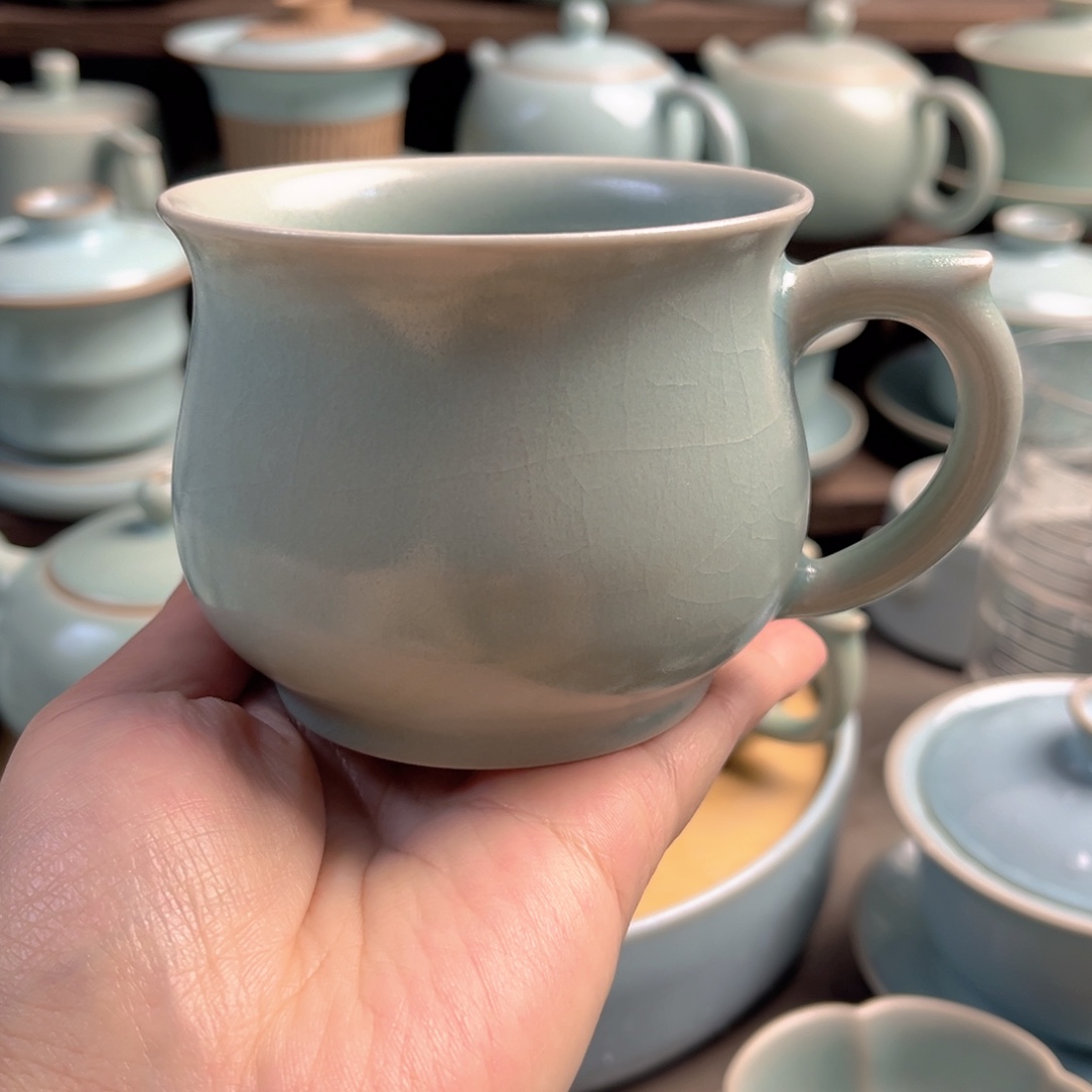 陶其他瓷仿古釉马克杯原矿