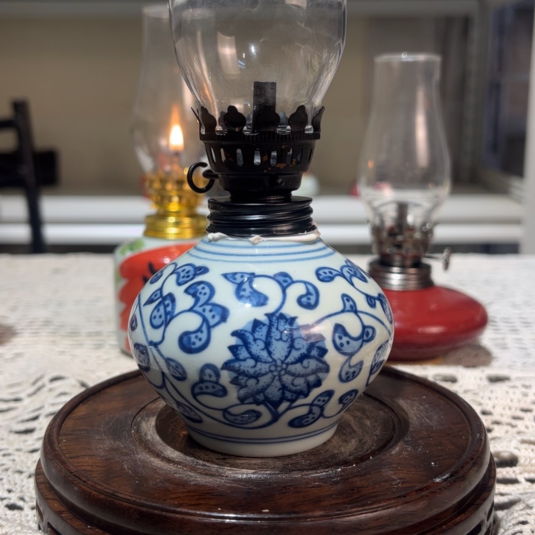 摆件景德镇陶瓷香薰灯