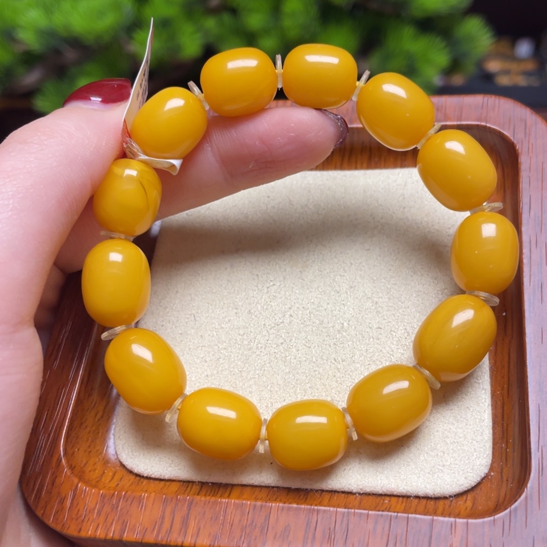 蜜蜡手链未镶嵌手串