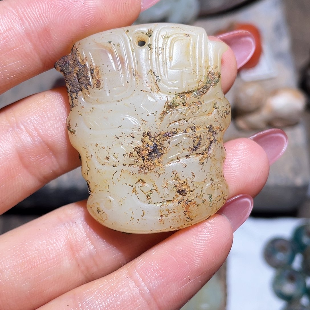 路****和田玉（糖玉）未镶嵌挂件