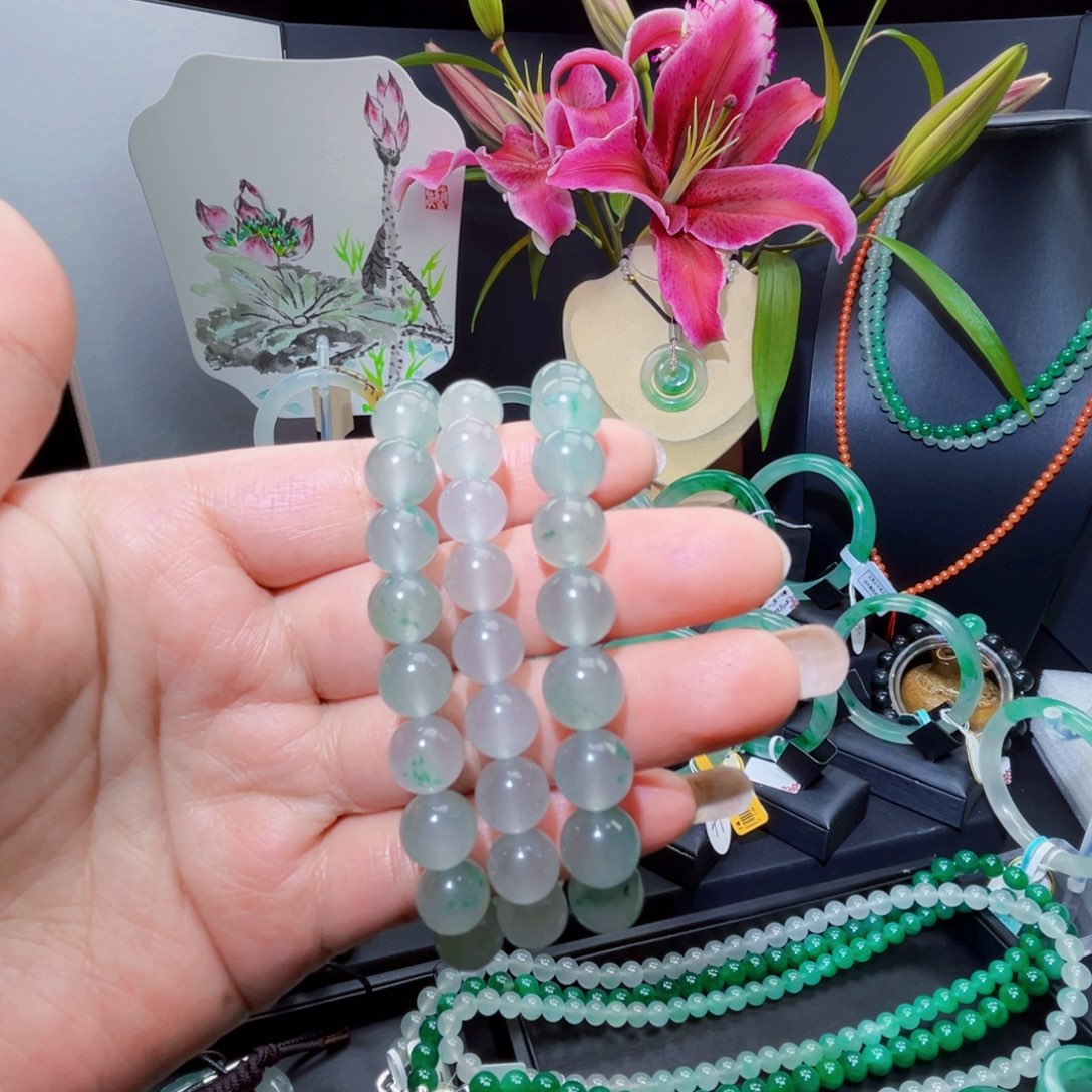 合金手链石英质玉（非洲翠）