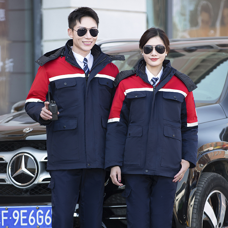 冬季工作服防静电单件棉衣加厚工厂车间燃气加油站工装可拆卸定制