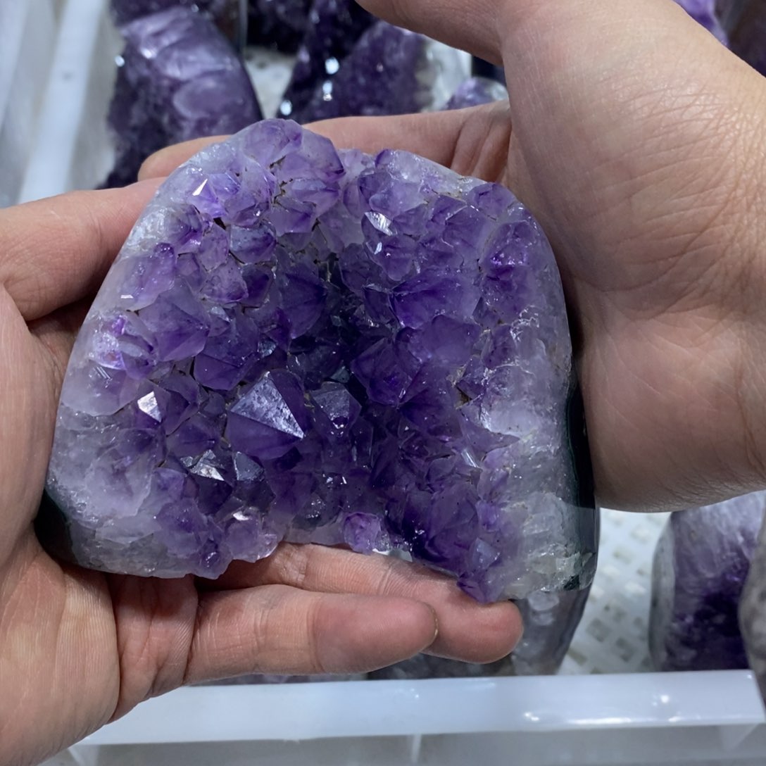 紫晶摆件摆件未镶嵌