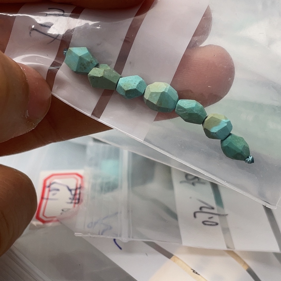 绿松石珠宝半成品未镶嵌