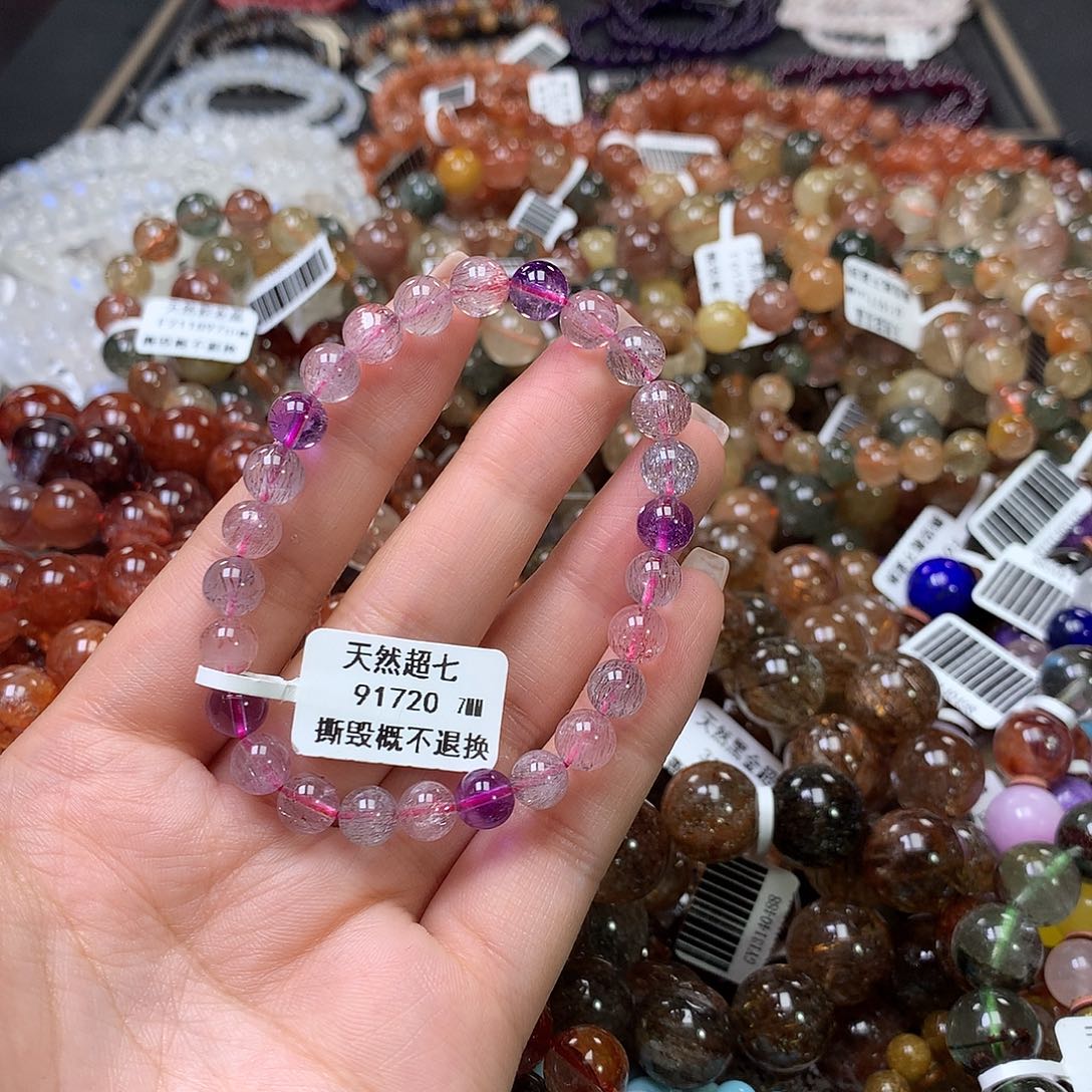 水晶手链未镶嵌，
